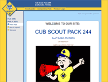 Tablet Screenshot of cubscoutpack244.scoutlander.com