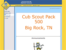 Tablet Screenshot of cspack500.scoutlander.com