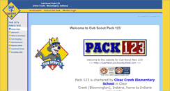 Desktop Screenshot of cubpack123.scoutlander.com