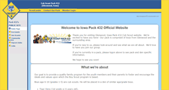 Desktop Screenshot of iowapack432.scoutlander.com