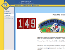 Tablet Screenshot of cspack149flw.scoutlander.com