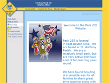 Tablet Screenshot of cspack235.scoutlander.com