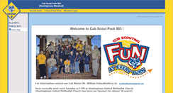 Desktop Screenshot of cubscoutpack903.scoutlander.com