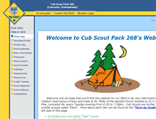 Tablet Screenshot of cspack268.scoutlander.com