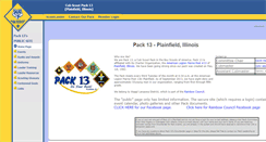 Desktop Screenshot of pack13.scoutlander.com