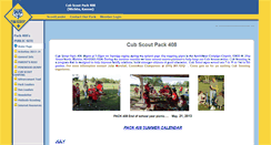 Desktop Screenshot of cubscoutpack408.scoutlander.com