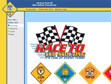 Tablet Screenshot of pack148.scoutlander.com