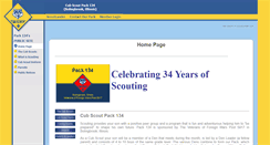 Desktop Screenshot of pack134.scoutlander.com