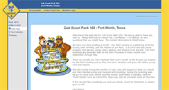 Desktop Screenshot of ftwcspack165.scoutlander.com