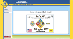 Desktop Screenshot of cspack106.scoutlander.com