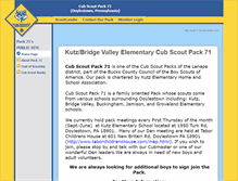 Tablet Screenshot of cub71.scoutlander.com