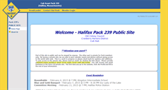Desktop Screenshot of halifax239.scoutlander.com