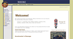 Desktop Screenshot of glenview32.scoutlander.com