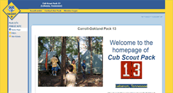 Desktop Screenshot of coepack13.scoutlander.com