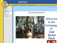 Tablet Screenshot of coepack13.scoutlander.com